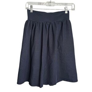 4/$25 Basic Colors Girls Navy Blue Knee Length Skirt Size 10/12